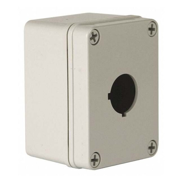 Wiegmann Pushbutton Enclosure,4.34" H,22mm Hole HW-PN4X1PB-22