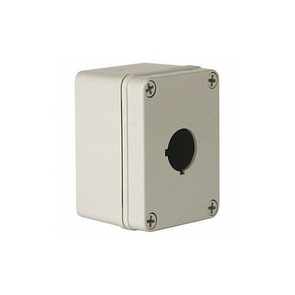 Wiegmann Pushbutton Enclosure,4.34" H,22mm Hole HW-PN4X1PB-22