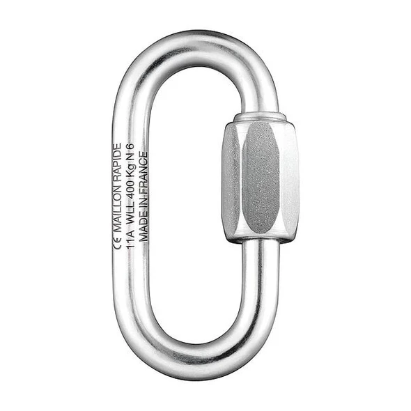 Maillon Rapide Connecting Link,1/2 in,3,300 lb Load Cap N-120-SS