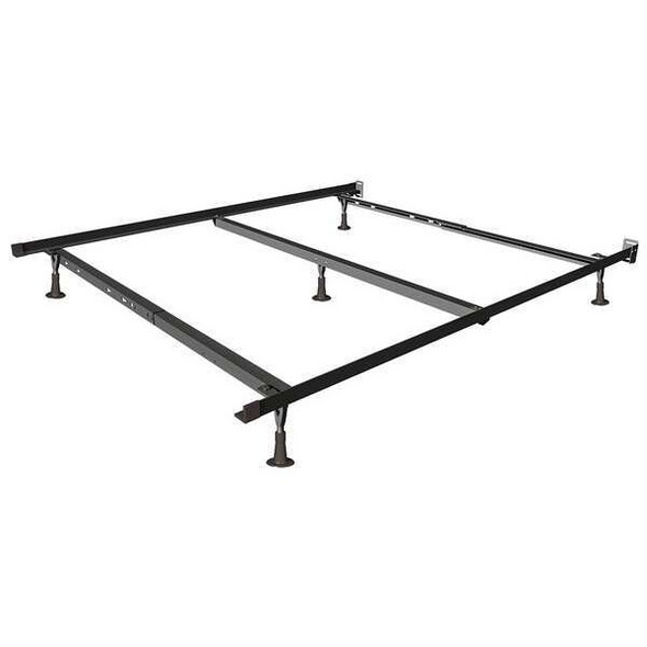 Rize Bed Frame,70In L x 60In W x 7-1/4In H DTQG5