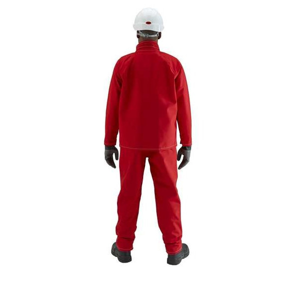 Ansell Lab Jacket,L,Red,Polyester 66-660