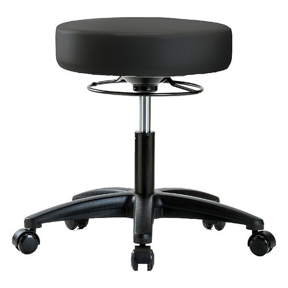 Manufacturer Varies Backless Pneumatic Stool,17" W BR-VDHSO-RG-RC-8540
