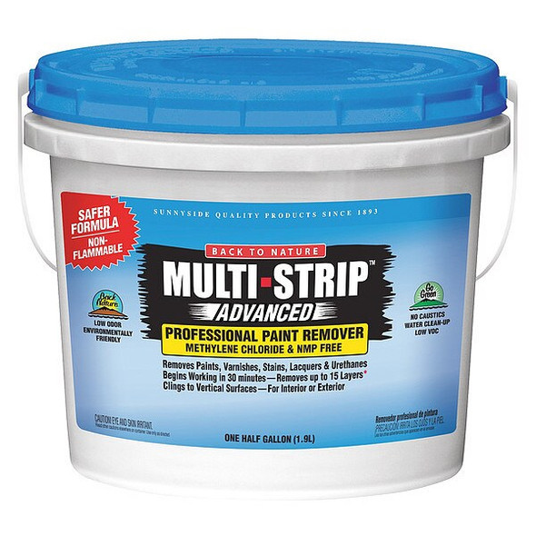 Back to Nature Paint Remover,1/2 gal.,VOC Free 65764A