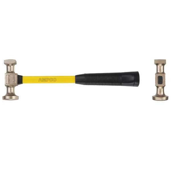 Ampco Safety Tools Sheet Metal Hammer,1 lb.,14" Overall L H-30FG