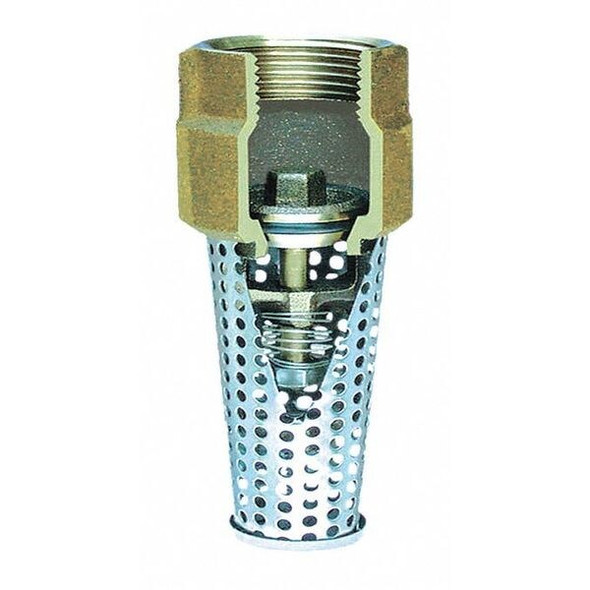 Simmons 1-1/2" NPT Bronze Foot Valve 456SB