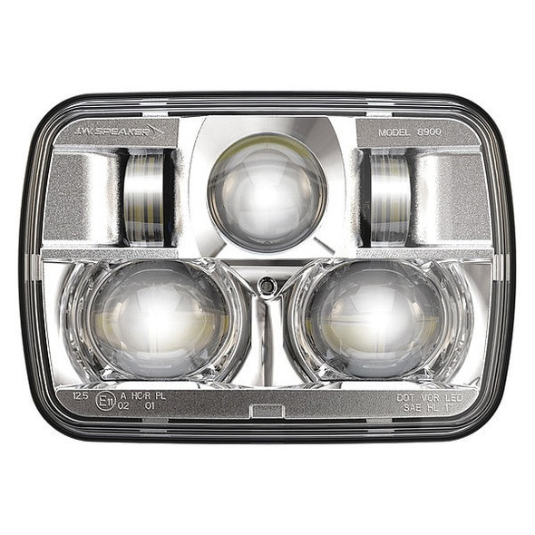 J.W. Speaker Headlight,LED,5-19/32" H x 7-7/8" W 8900 Evo 2