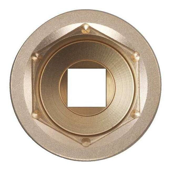 1/2 in Drive Impact Socket 3/4 in Size Hex Deep Depth, Natural