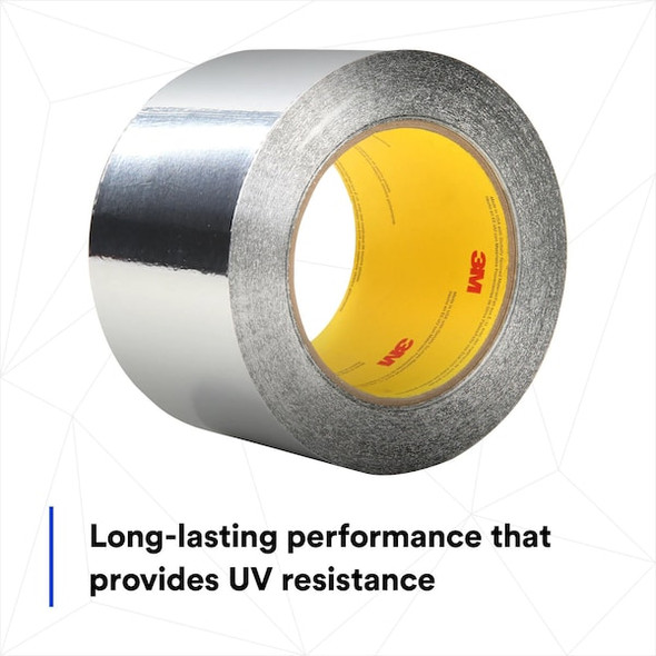 3m FoilTape,Aluminum,Silver,60ydL,3inW 34383