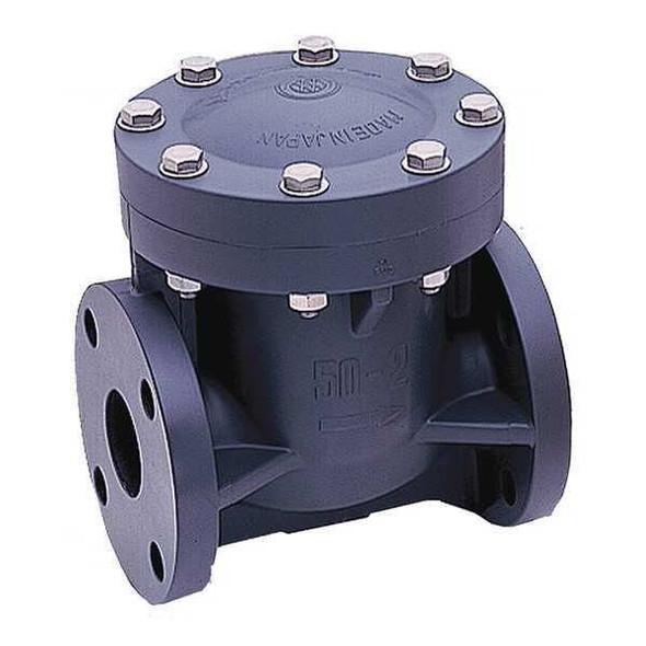 Asahi Swing Check Valve,10.2344 in Overall L 1201030