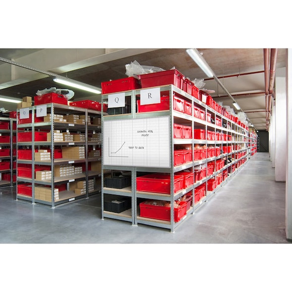 Ghent Dry Erase Brd,Non-Mag.,Steel,48-1/2"W GRPM221G-34 Ghent Dry Erase Brd,Non-Mag.,Steel,48-1/2"W GRPM221G-34