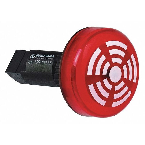 Werma Buzzer,24VDC,Black,1-61/64" W,IP65 15010055 Werma Buzzer,24VDC,Black,1-61/64" W,IP65 15010055