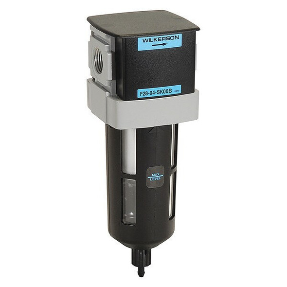 Wilkerson Compressed Air Filter,5 micron Rating F28-03-SK00B