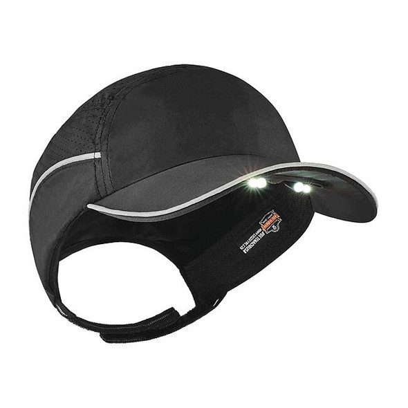 Bump Cap, Long Brim Baseball, Polyethylene, Hook-and-Loop Suspension