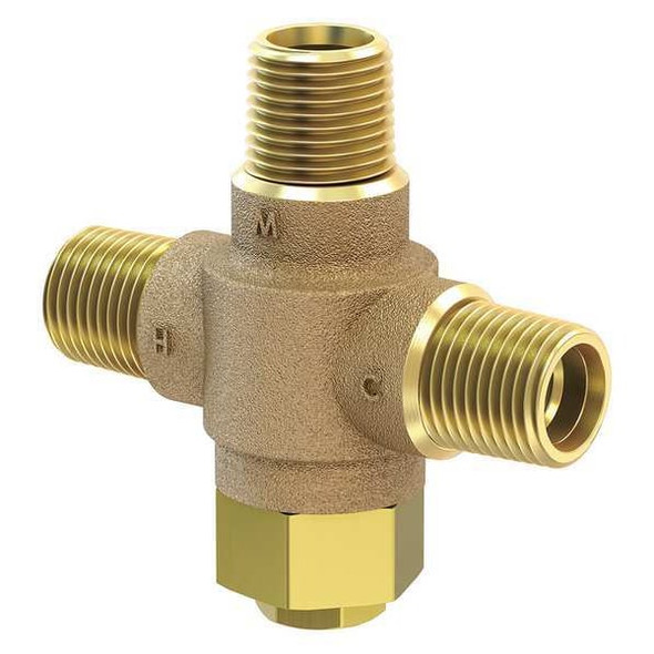 Acorn Controls Tempering Valve,1/2in. NPT,Brass,125 psi ST70-12