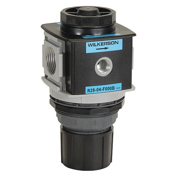 Wilkerson Air Pressure Regulator,1/2" Pipe Size R28-04-F000B