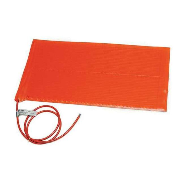 Briskheat Heating Blanket, Silicone Rubber, 240V, 180W, 6"W x 12"L SRL06122