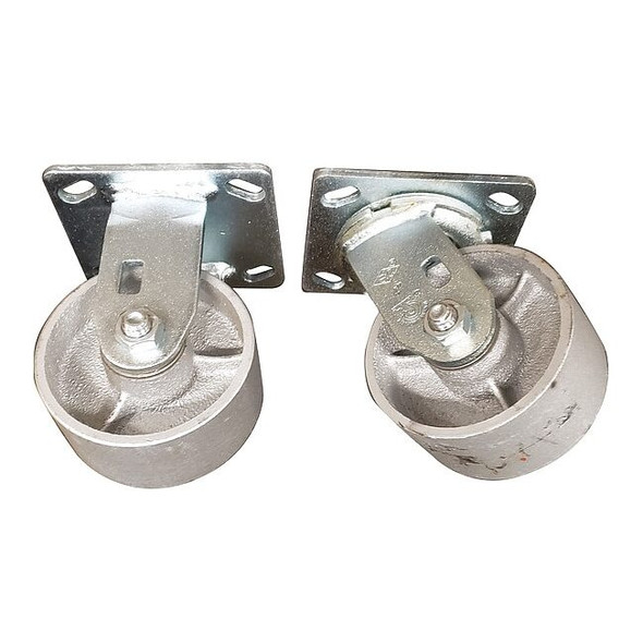 Manufacturer Varies Plate Caster,2800 lb. Ld Rating,PK4 4402