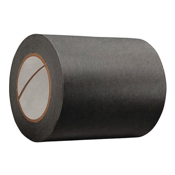 Masking Tape, 3/4 in W x 60 yd L, 4.9 mil Thick, Black, Rubber Adhesive, 48 PK