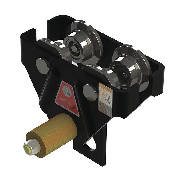 Saginaw Products Trolley,1000 lb. Load Cap.,Push Trolley 51860