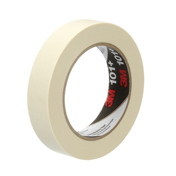 3m Masking Tape, 24 mm W x 55 m L, 5.1 mil Thick, Tan, Rubber Adhesive, 36 PK 101+