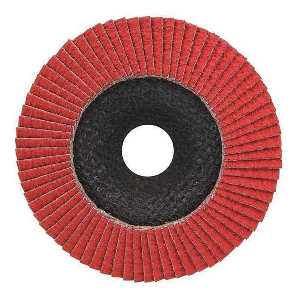 Gator Finishing Mounted Flap Wheel,36 Grit,4-3/4in W,PK5 9720035