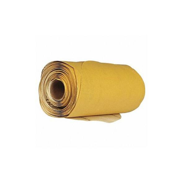 PSA Sanding Disc, 80 Grit, 6 in Dia, Aluminum Oxide, Gold, PK100