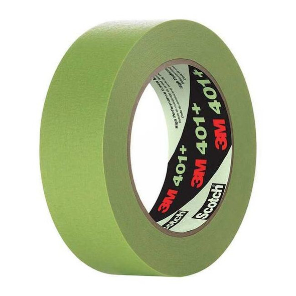 Painter's Tape, 36 mm W x 55 m L, 6.7 mil Thick, Green, Rubber Adhesive, 16 PK