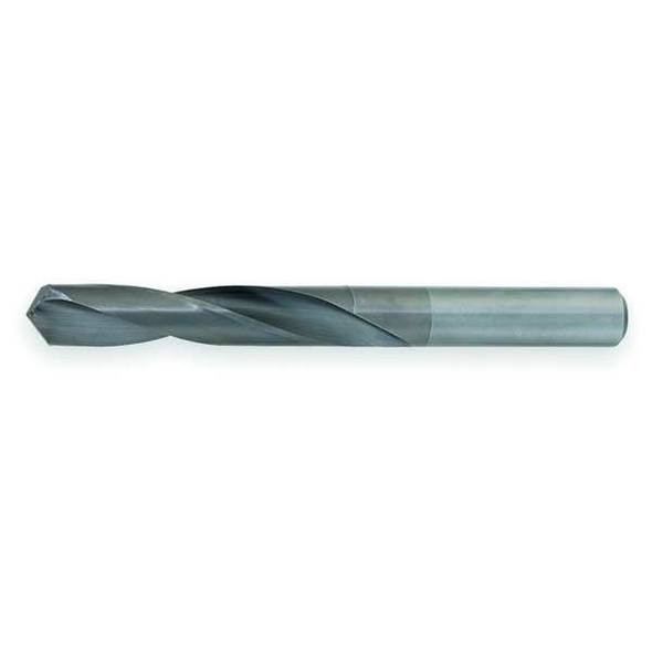 Screw Machine Drill Bit, 9/32 in Size, 118  Degrees Point Angle, Spiral Flute