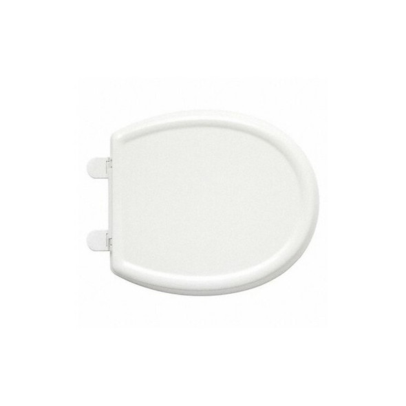 Toilet Seat With Cover, Solid Polypropylene, Round, White