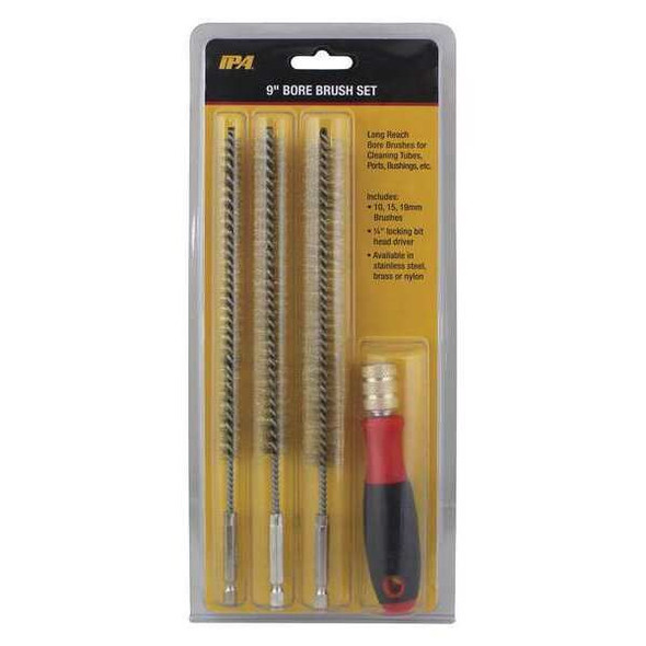 Innovative Products of America Bore Brush Set,Steel,4 pcs. 8084