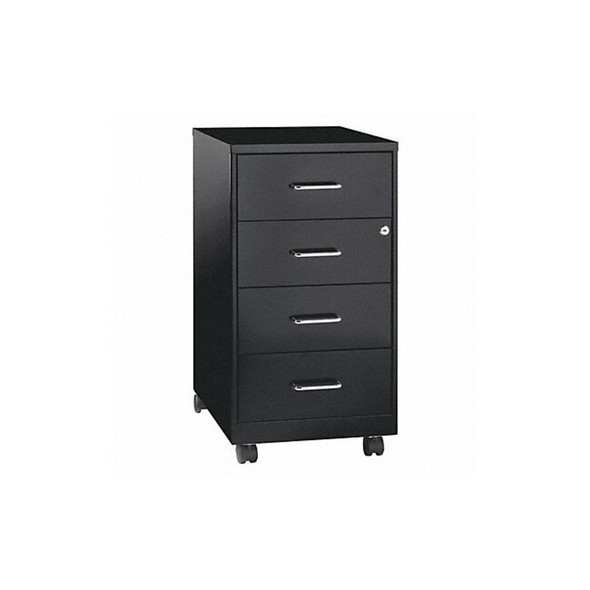 Space Solutions Vertical File Cabinet,Black 22792