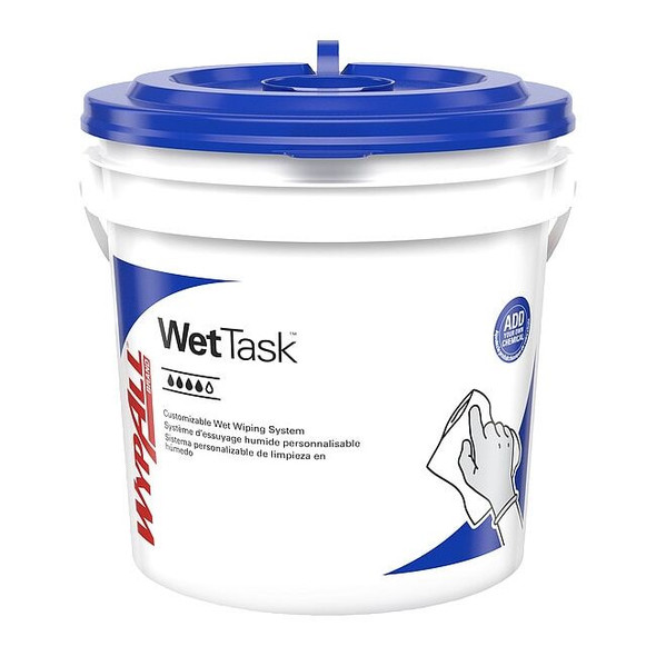Wypall WypAll Dry Wipe Roll, White, Hydroknit, 12 in x 6 in,  90 Sheets 6411