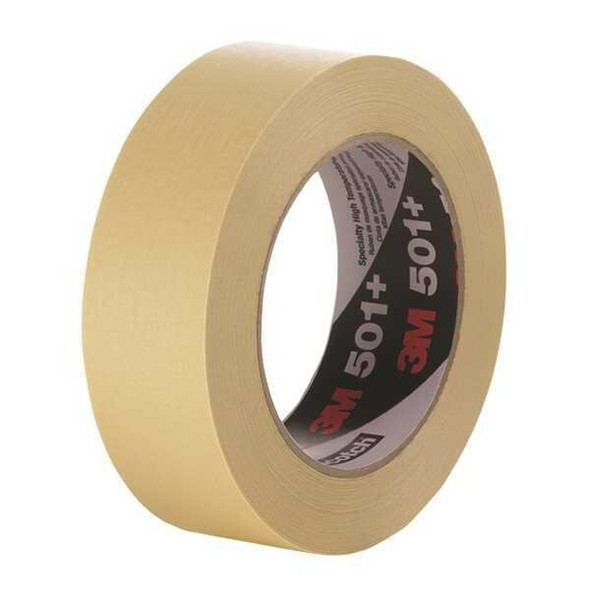 Painter's Tape, 18 mm W x 55 m L, 7.3 mil Thick, Tan, Rubber Adhesive, 48 PK