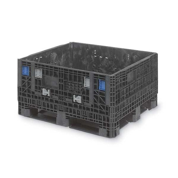 Orbis CollaspeBulkContainer,48inL,45inW,Blue 906079 Orbis CollaspeBulkContainer,48inL,45inW,Blue 906079