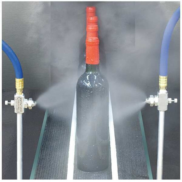 Exair Atomizing Spray Nozzle,1 to 3.8 gph EF1010SS