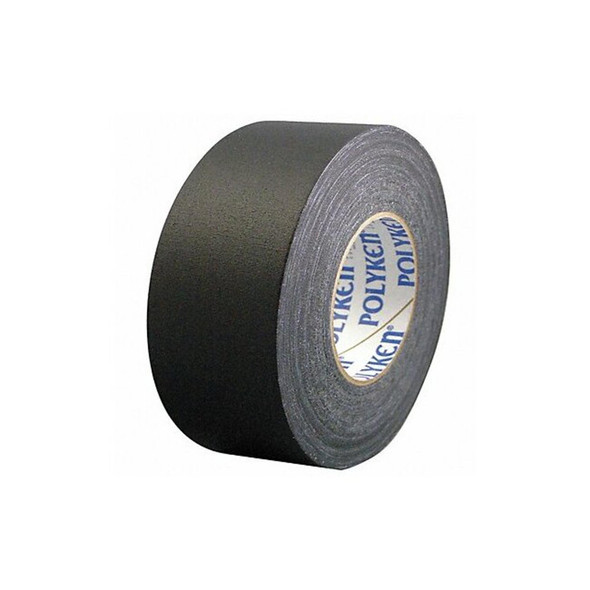 Polyken Gaffer's Tape, Black, 55 yd L, 4 in W 510