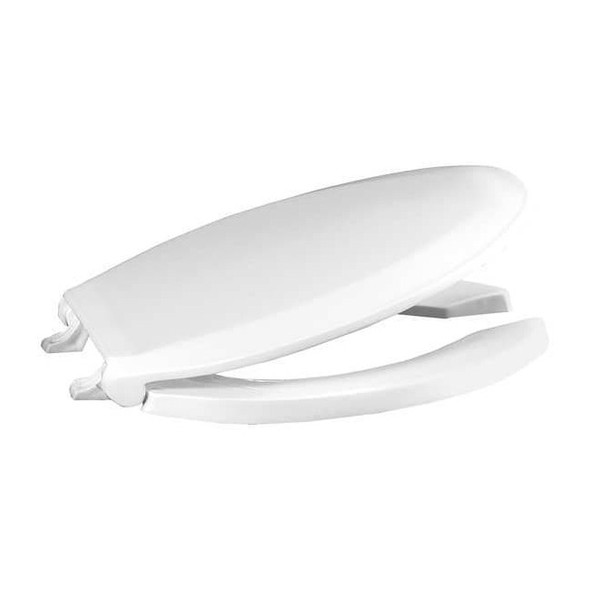Centoco Toilet Seat With Cover, Toilet Seat, Elongated, White 820STSS-001