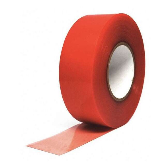 Double-Sided Foam Tape, 3/4 in W, 36 yd L, 1/32 in, Polyester Foam, Double-Sided