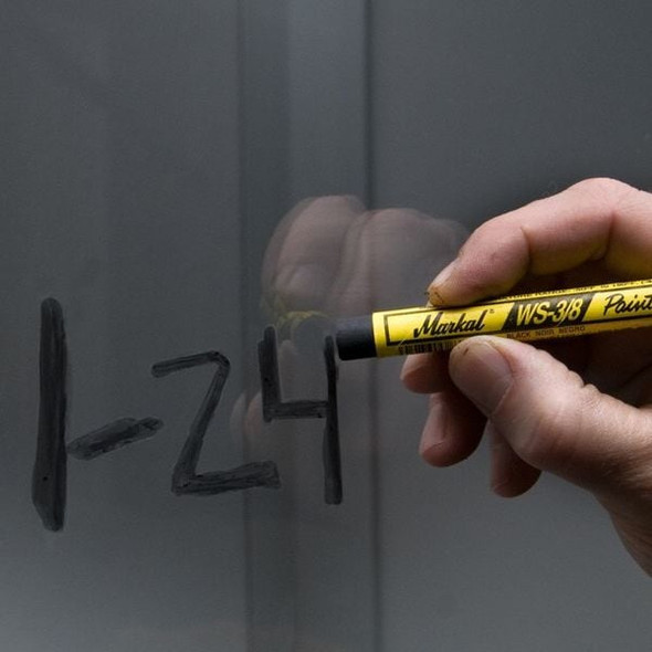 Markal Paint Crayon, Medium Tip, Black Color Family, 12 PK 82423