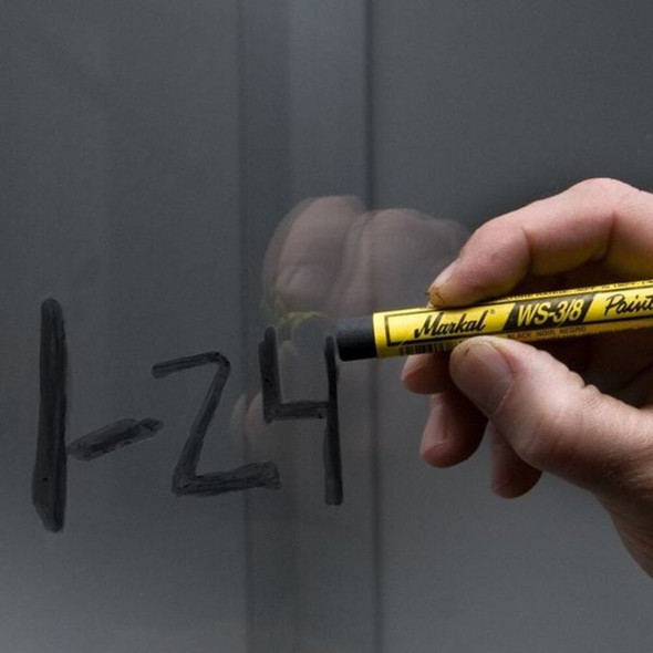 Markal Paint Crayon, Medium Tip, Black Color Family, 12 PK 82423