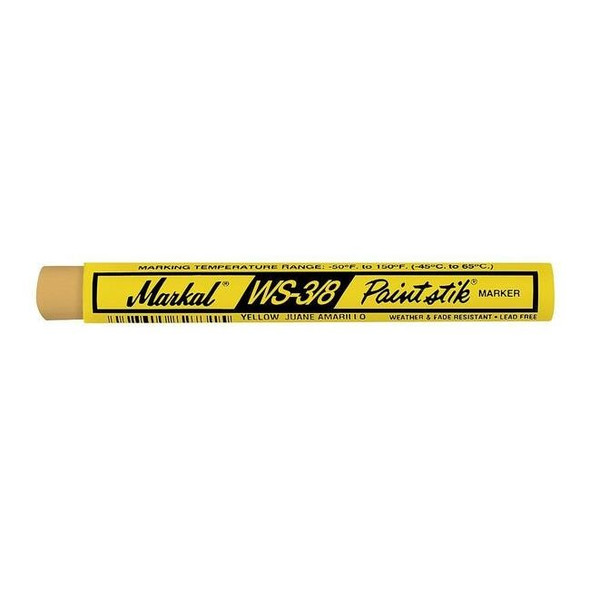 Markal Paint Crayon, Medium Tip, Yellow Color Family, 12 PK 82421