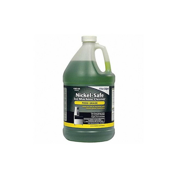 Ice Machine Cleaner, Nickel Safe, Food Grade, Liquid, 1 gal Jug, Green