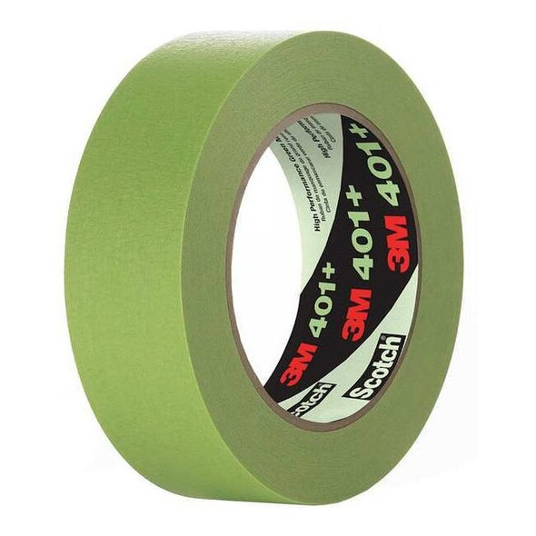 Painter's Tape, 96 mm W x 55 m L, 6.7 mil Thick, Green, Rubber Adhesive, 8 PK