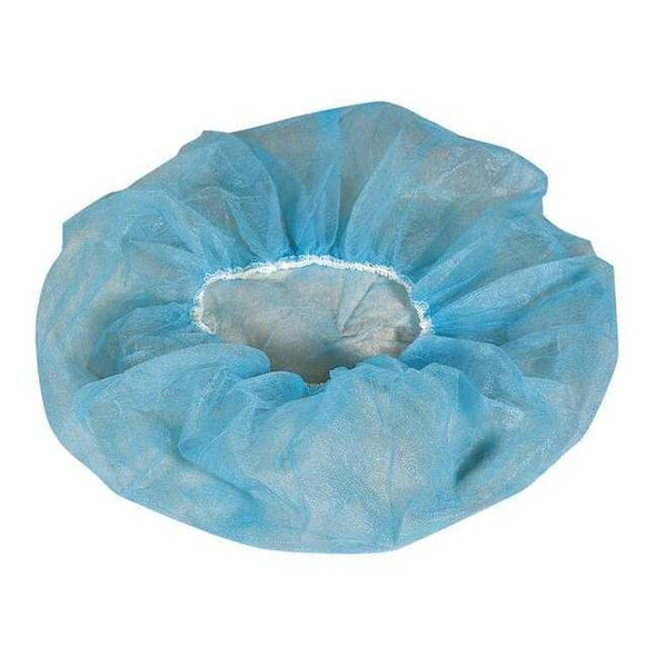 Cellucap Bouffant Cap, Polypropylene, 24 in Dia., Blue, L, 1000 PK BIX4HSBL