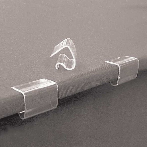 Ez Clip by Fastenation Table Cloth Clip,2 1/2 in L,Clear,PK250 EZTCC Ez Clip by Fastenation Table Cloth Clip,2 1/2 in L,Clear,PK250 EZTCC