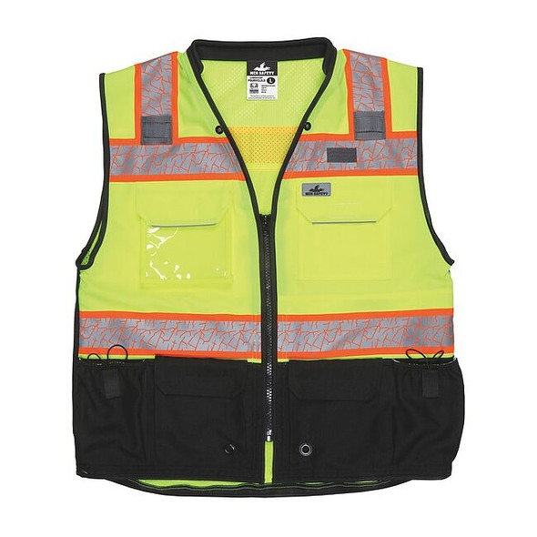 Mcr Safety High Visibility Vest,S Size,Unisex PSURVCL2LSS