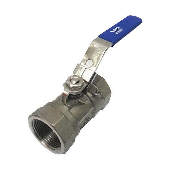3/4" FNPT Stainless Steel Fire Safe Ball Valve Inline