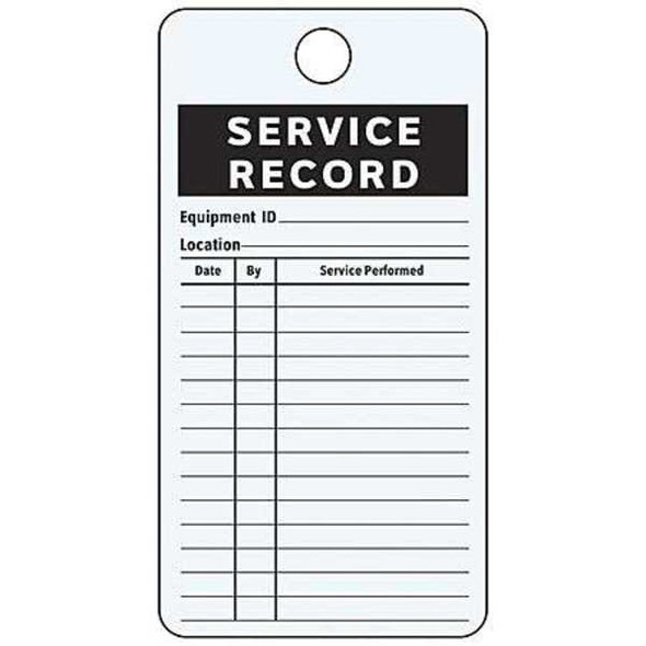 See All Industries Tag, Inspection, Aluminum, 4 1/4 in H x 3 in W, White, Rectangle, 25 PK IL-INSP