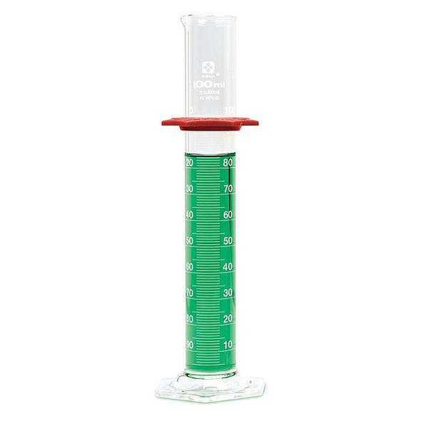 Sibata Graduated Cylinder,50 mL,24 mm Dia,PK4 2351-50 Sibata Graduated Cylinder,50 mL,24 mm Dia,PK4 2351-50