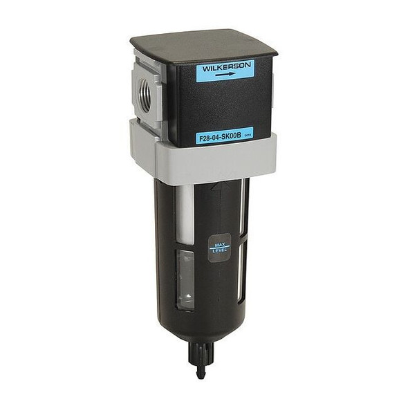 Wilkerson Compressed Air Filter,5 micron Rating F28-04-SK00B